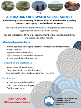 AusFreshwater's tweet photo. We've updated our twitter handle to @AusFreshwater !!
And while we have your attention, don't forget to #joinAFSS too! https://t.co/XJYixkzxfW