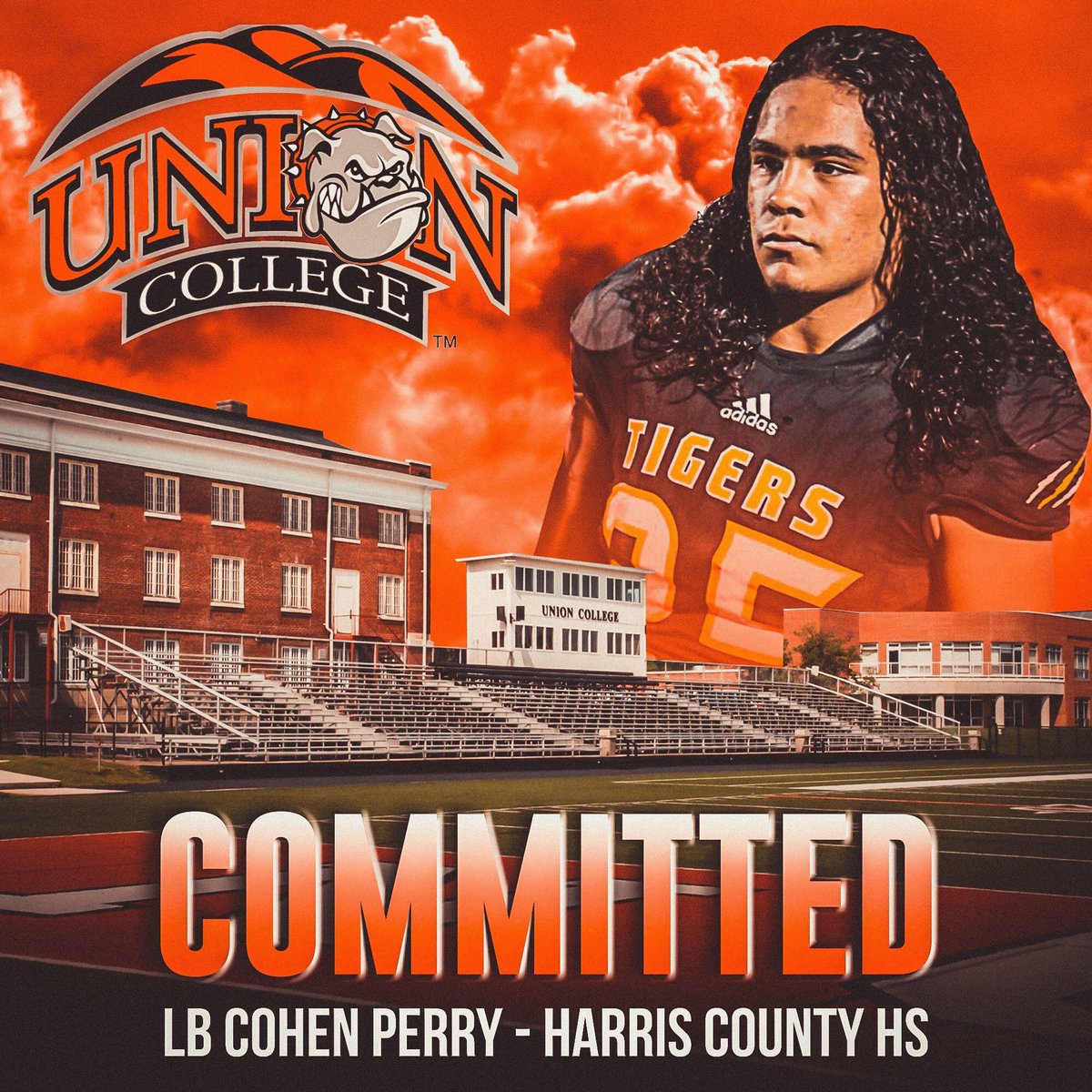 TroupRecruitz's tweet photo. 🏈2019 Harris County HS duo LB Cohen Perry @CohenP24 &amp; WR TJ Pass @tjpass23 have both arrived in Kentucky. Good luck at Union College @UnionKyFootball from your Tiger Family. #CountyWay #RecruitTheCounty https://t.co/N5rvJaLPBt