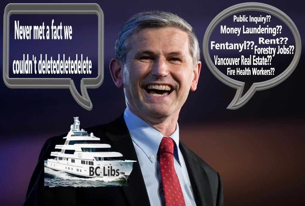 Manitowan's tweet photo. @jinnysims @keithbaldrey Pattern of behavior re: @bcliberals 2001-2017.  If important information exists which attracts unwelcome attention...bury it. #deletedeletedelete #moneylaundering #fentanyl #VanRe #bcpoli #vanpoli 
#rawlogs #forestry https://t.co/sxch1UYBMB