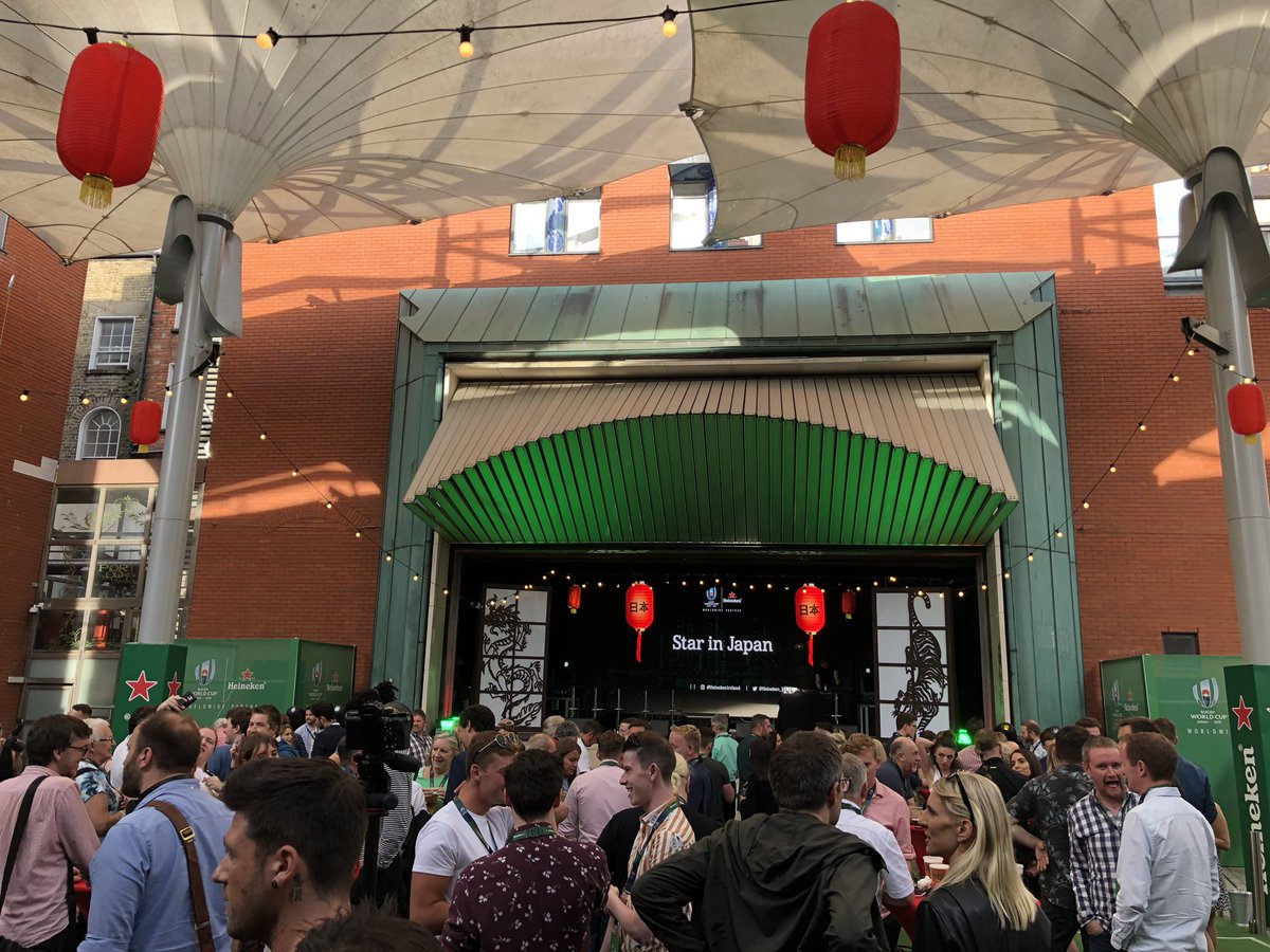 edjkenny's tweet photo. @Heineken_IE @rugbyworldcup @MeetingHouseSq #StarInJapan https://t.co/JYZZ6R1LRb