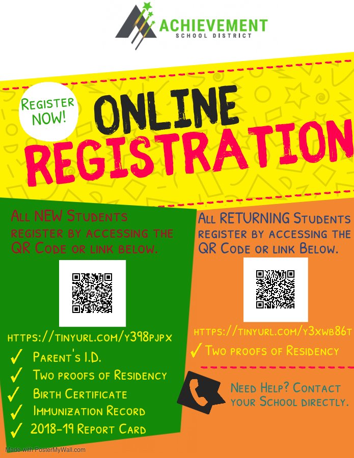 Registration for Achievement Schools in Frayser begins Aug. 6!