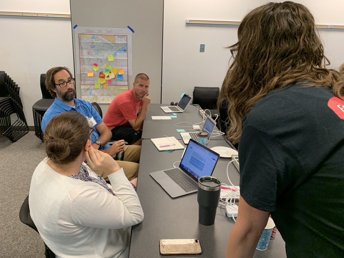 tyLanasaurusrex's tweet photo. Big day for #csed PD in MN! @CodeSavvyOrg/@MNCodes kickoff at @unisyscorp and @codeorg training at @LTMediaLab. Kudos to the facilitators @wilsandrea @MrC_SPPS @mrskalthoff for all you do for this state! #mncodes @CSforAllMN #csforall https://t.co/HzoQj44S4z