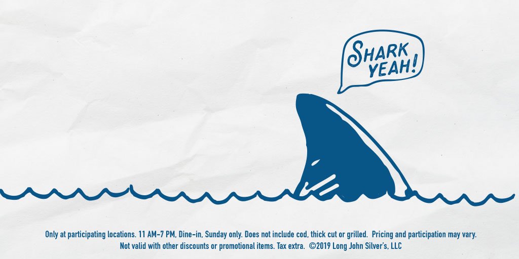 Long John Silver's 🟡 on Twitter "When you’re a shark, every day is All