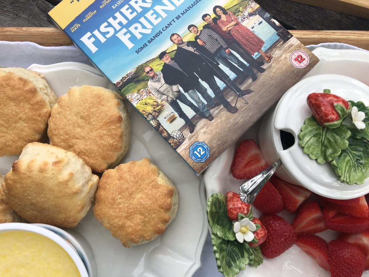 Getting ready for our #FishermansFriends film night. Didn’t have time to print out song sheets.