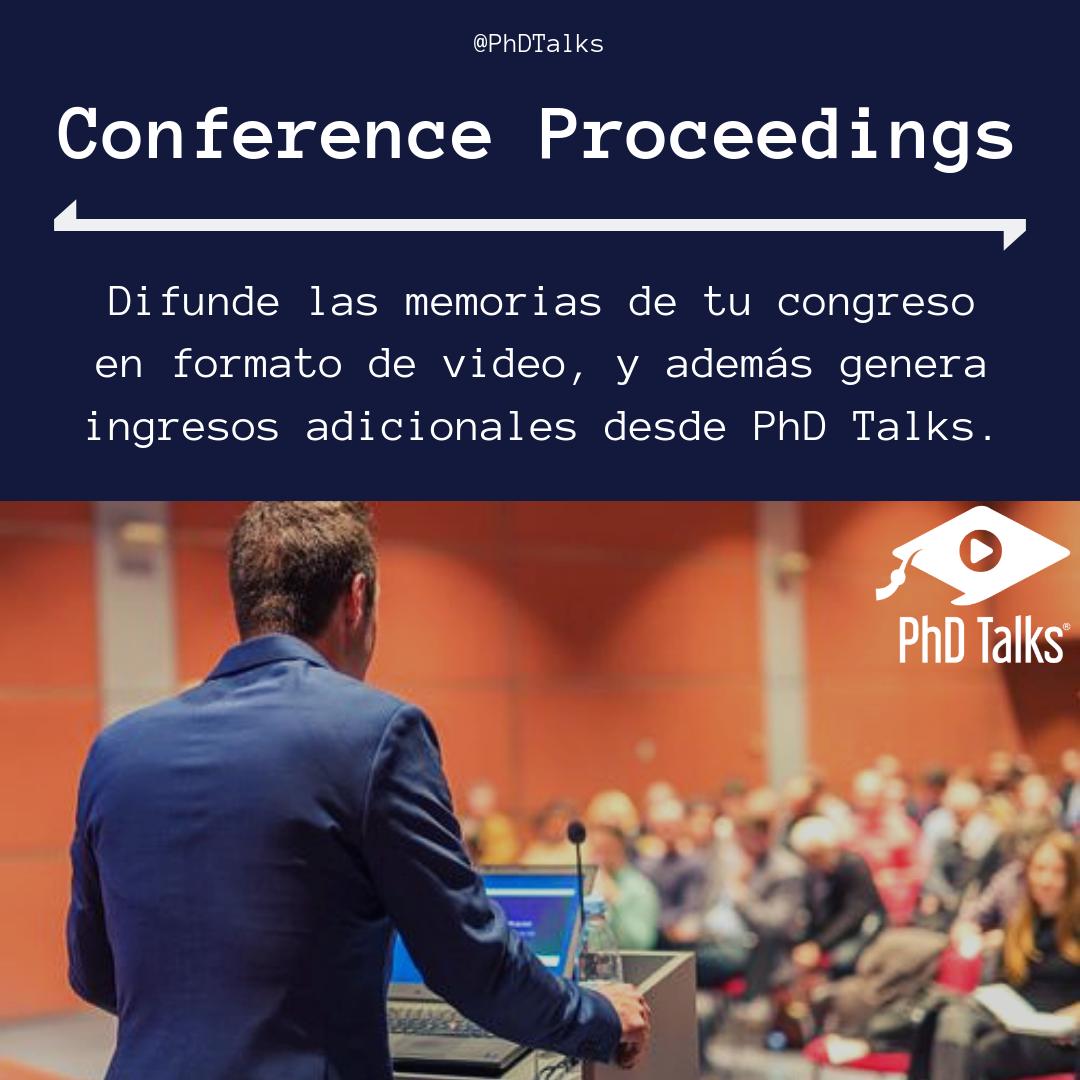 PhdTalks's tweet photo. Posiciona tu evento y haz crecer tu comunidad de participantes mediante la creación y difusión de las memorias del congreso (Conference Proceedings) en formato de video.

Solicita el servicio en: https://t.co/SghLFNvQfp

#cientificos #ciencia #investigacion  #conferencias https://t.co/HirNxJzOKc