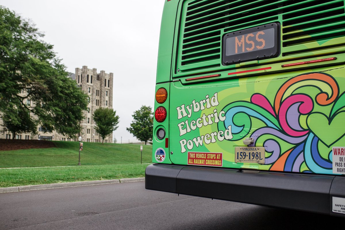 Bus = Good
Hybrid Electric Bus = Better
FULLY Electric Bus = Best

Though it'll be a while before they hit the streets of Blacksburg, we can't wait to add electric buses to the fleet!

Read all about it: vtnews.vt.edu/articles/2019/…