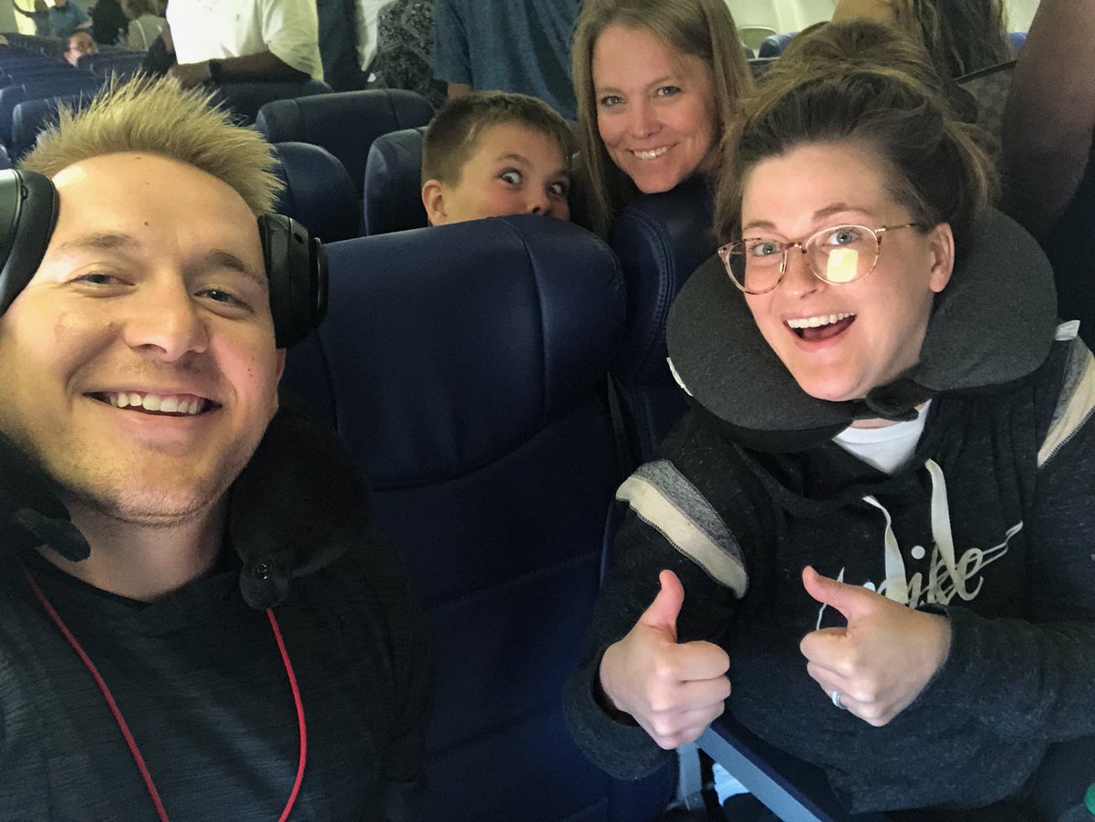 CoachChromy's tweet photo. The whole middle school team is waiting in Denver or back in North Platte while the small team led by Mrs. Meyer and I is in... New Orleans? 😅 Maybe we'll get home today.
#WorldClassrooms https://t.co/9cbt5E4N0X