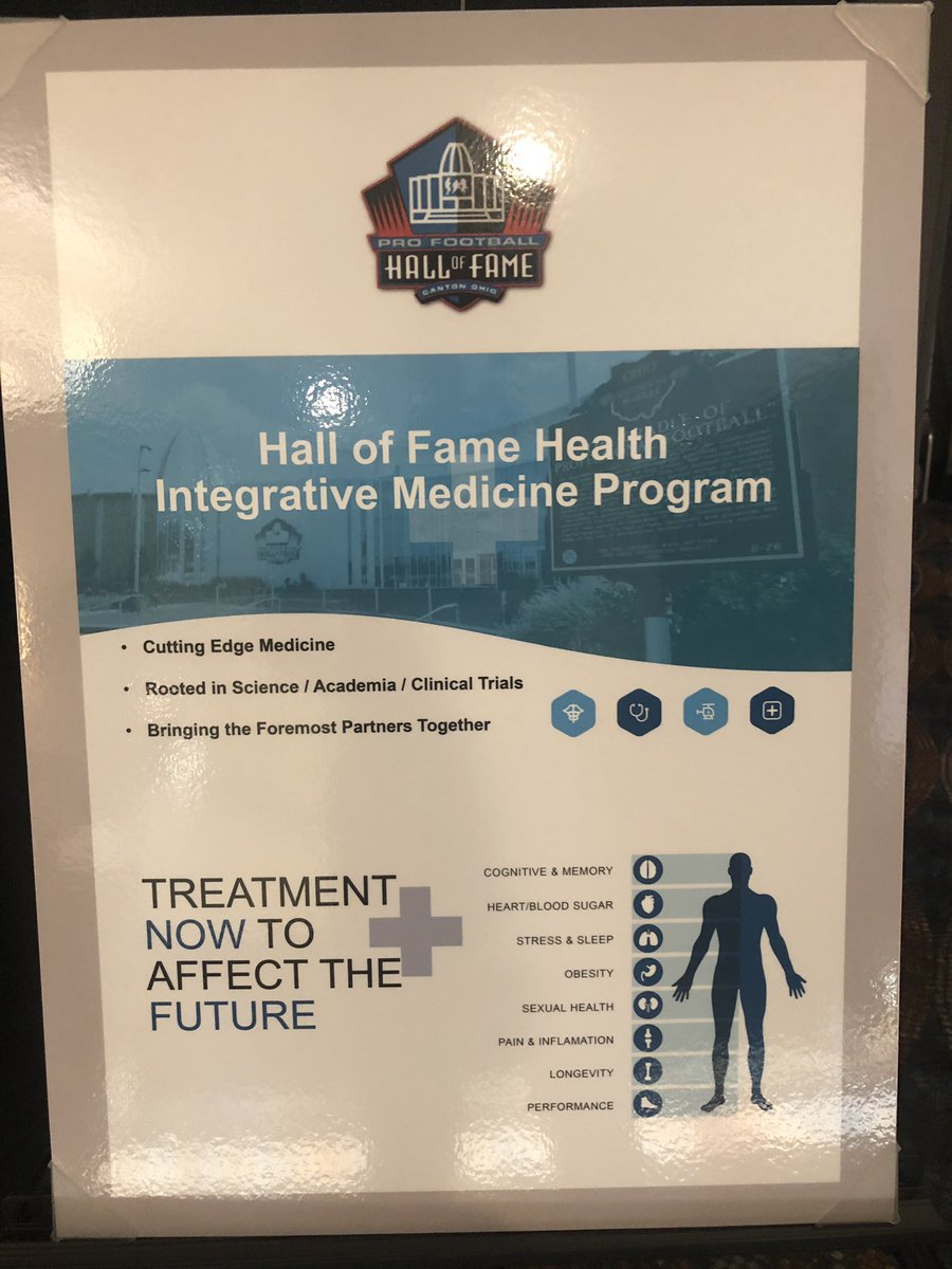 Launching first day of Hall of Fame Health featuring Metabolic Code.  Cognitive gaming, metabo-typing, labs and evaluation along with diet, and  compounded products. Rocked it!  Dr. Heyman/Saltiel, Laura9Wendy, Fritz, Kris Fishman great job!!!
#NFLHallofFameGoldJacket#getdialedin