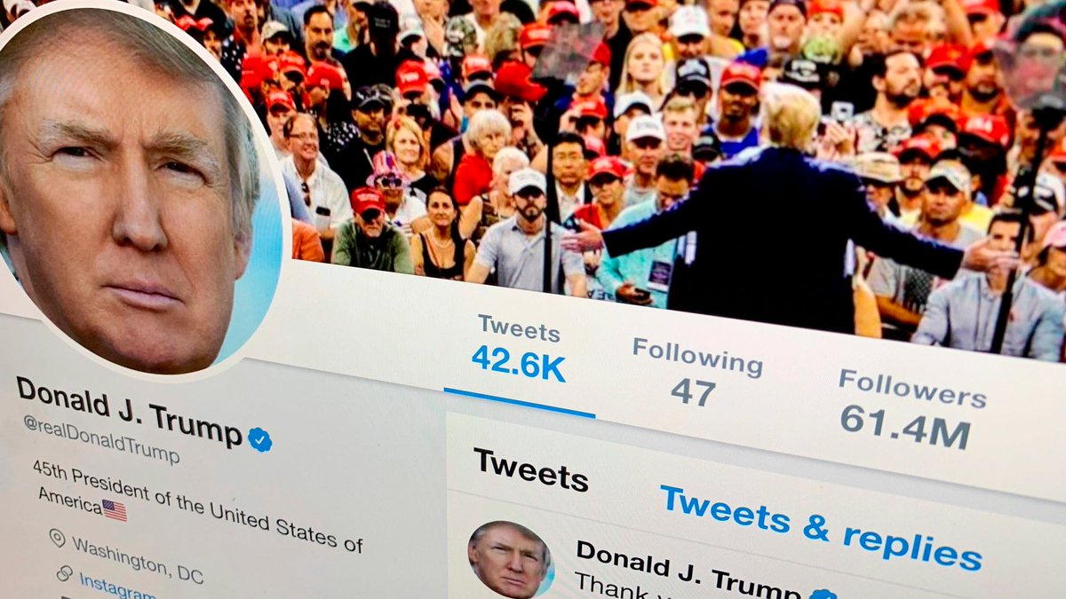 The suspended account Trump retweeted described itself as a Trump supporter and &ldquo;not a bot.&rdquo;