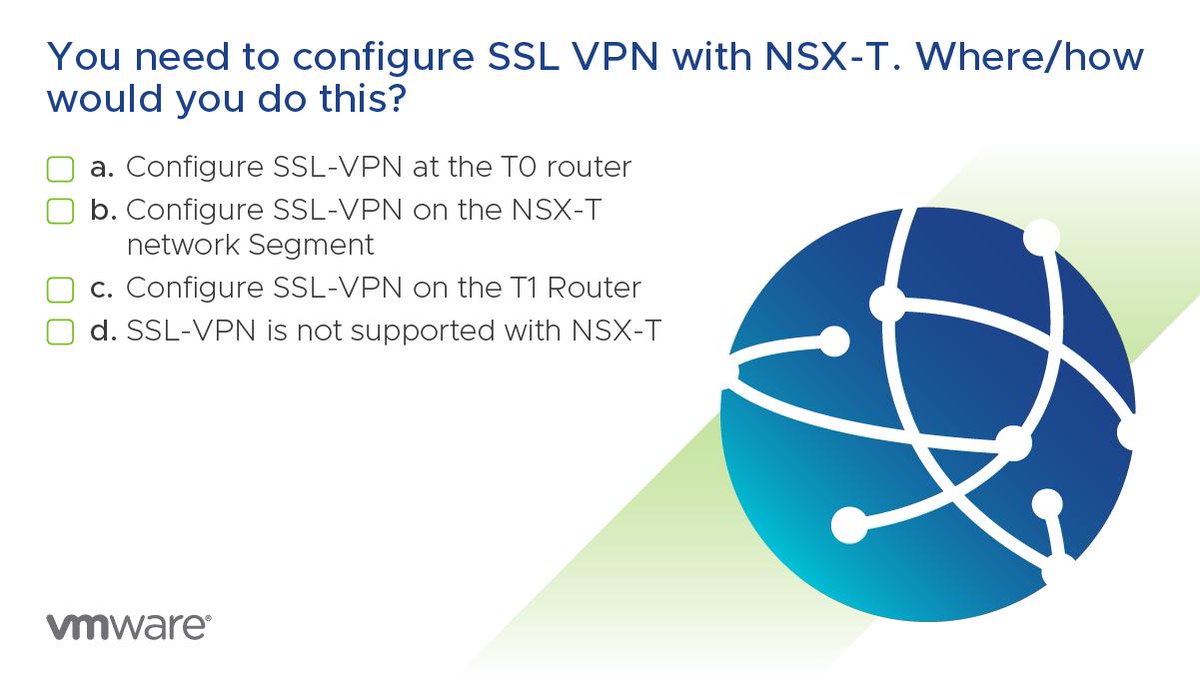 VMware_vDefend's tweet image. Dreaming of becoming #VCAP6-NV certified? Don&apos;t let your dreams be dreams! Practice now and post your response below! #RunNSX