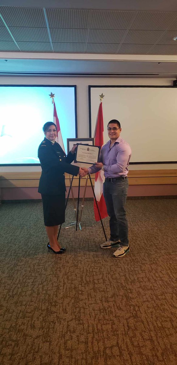 Super proud of our son. Being sworn in today to serve in the Canadian armed forces. #proudmamabear