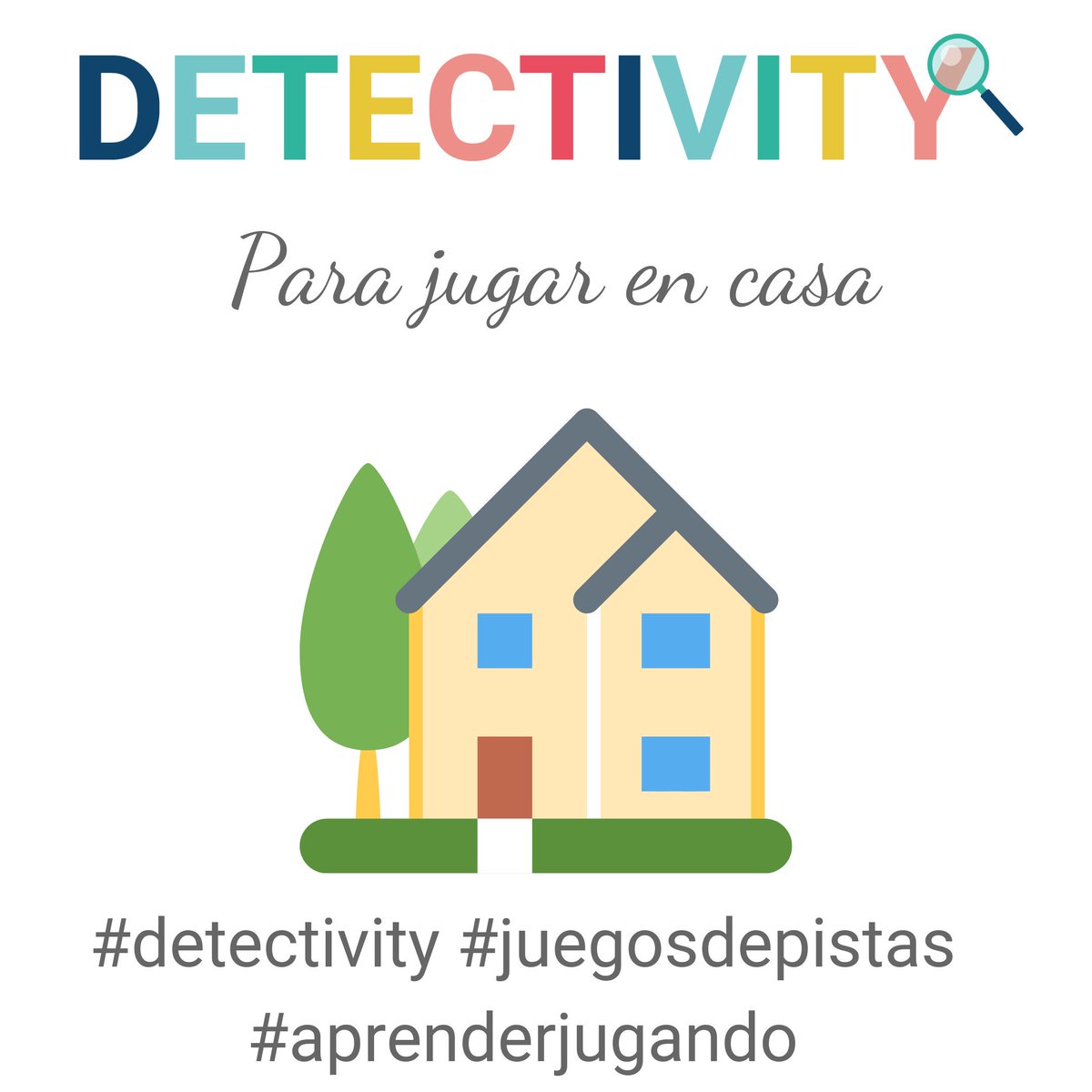 Detectivity2's tweet image. Hoy os queremos hablar de los juegos Detectivity para jugar en casa.Las pistas se esconden en lugares de casa.
detectivity.es
#juegosdepistas #detectivity #diversion   #imprimibles  #impresionyenvio #fiestasinfantiles #cumpleaños #amigos
#aprenderjugando #jugarencasa