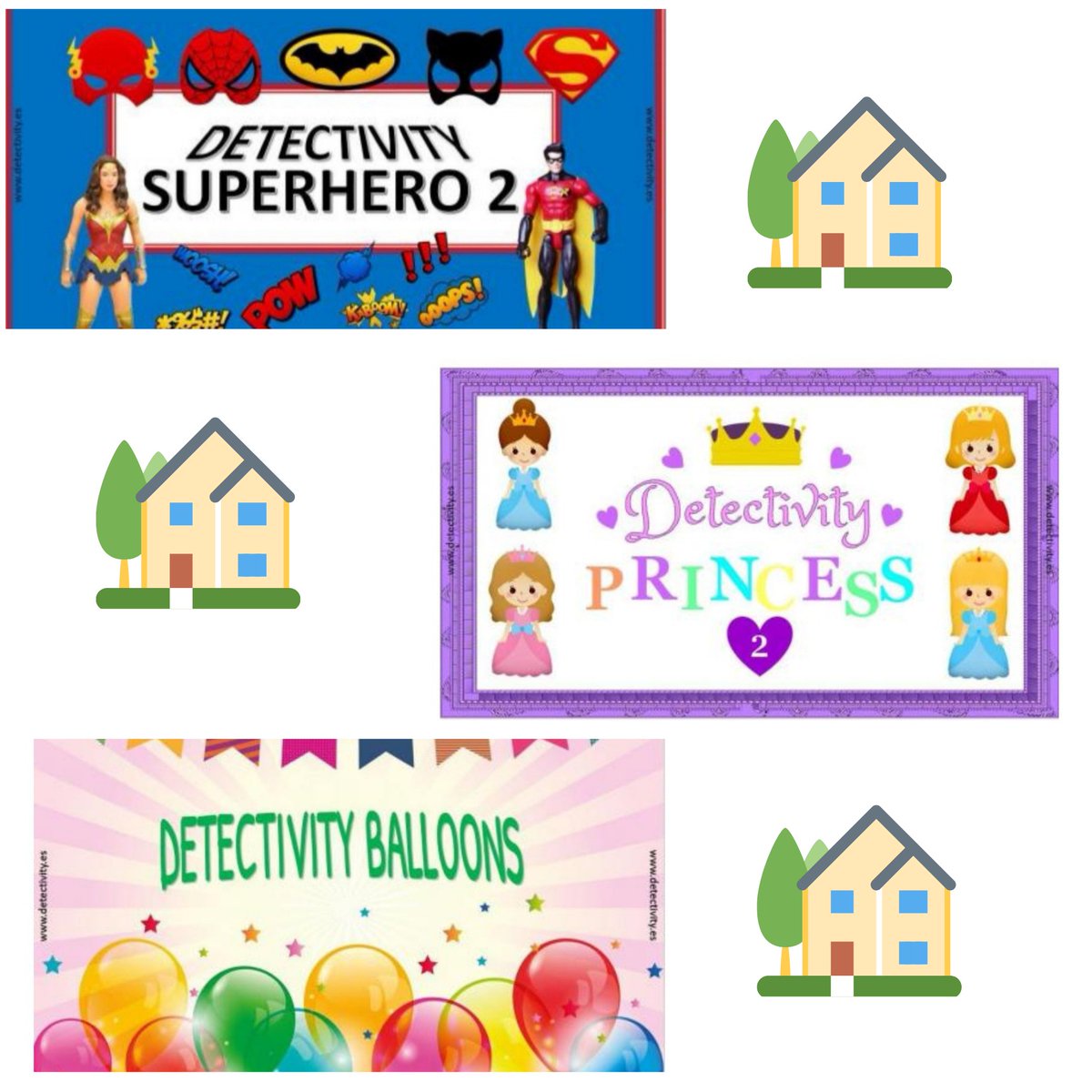 Detectivity2's tweet image. Hoy os queremos hablar de los juegos Detectivity para jugar en casa.Las pistas se esconden en lugares de casa.
detectivity.es
#juegosdepistas #detectivity #diversion   #imprimibles  #impresionyenvio #fiestasinfantiles #cumpleaños #amigos
#aprenderjugando #jugarencasa