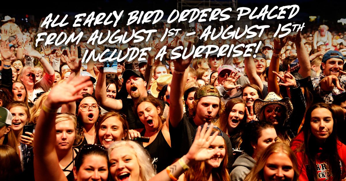 jammincountry's tweet photo. "Early Bird Tickets", discount camping &amp; our "Reclaim Your Campsite" offer is on now through Sept 15th for the 14th Annual Moondance Jammin Country Fest (July 18-20, 2020). Call 218-836-1055 or order online at https://t.co/BJeYcCGC5N. https://t.co/lmgSGanauZ