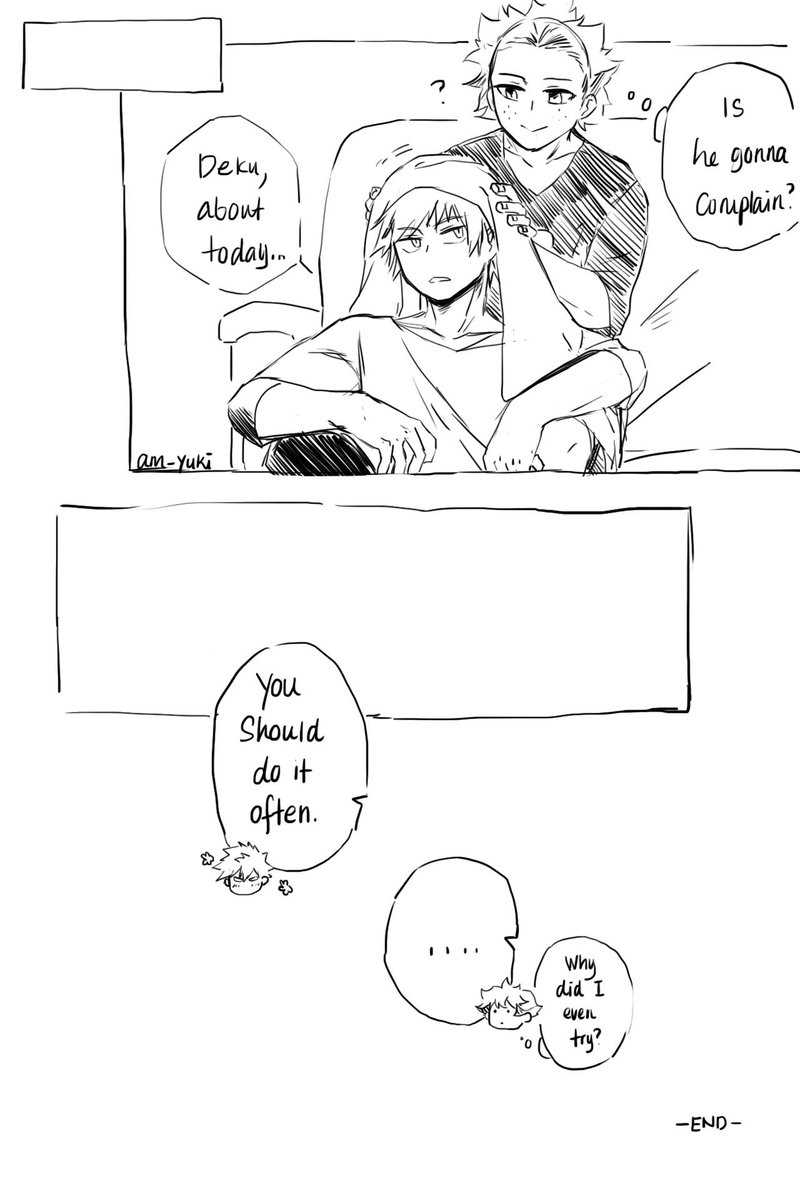 noctoyuki's tweet image. A sketch comic of #bkdk as an apology for the...angsty one I made a few days ago. This is a little bit long, so brace yourself.