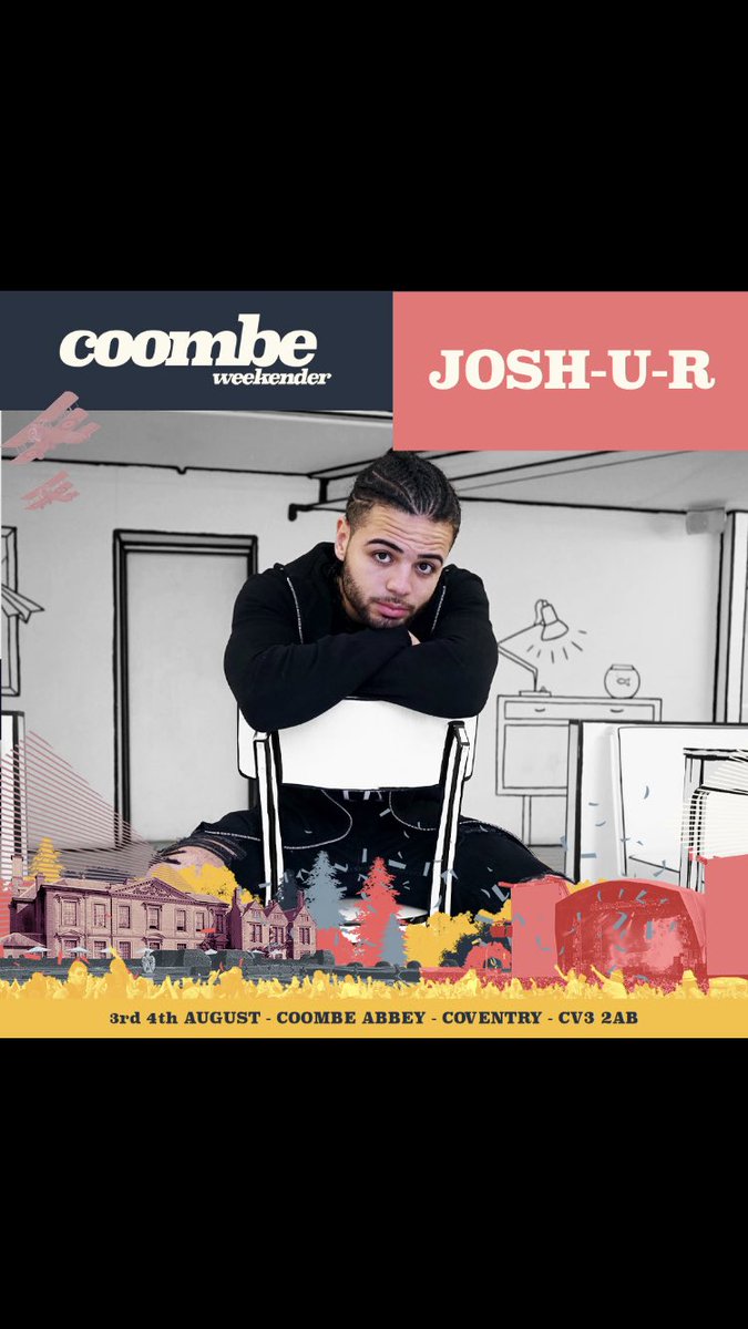 Josh_henry_1's tweet photo. This Sunday I will be performing on the main stage the @Coombeweekender festival! 🎪🎪🎪 

📍 Coventry

⏰ 1pm

🎪 Main Stage

🎤 Josh-U-R 

❤️ Come and show some love ❤️ https://t.co/Znv5GUOTzX