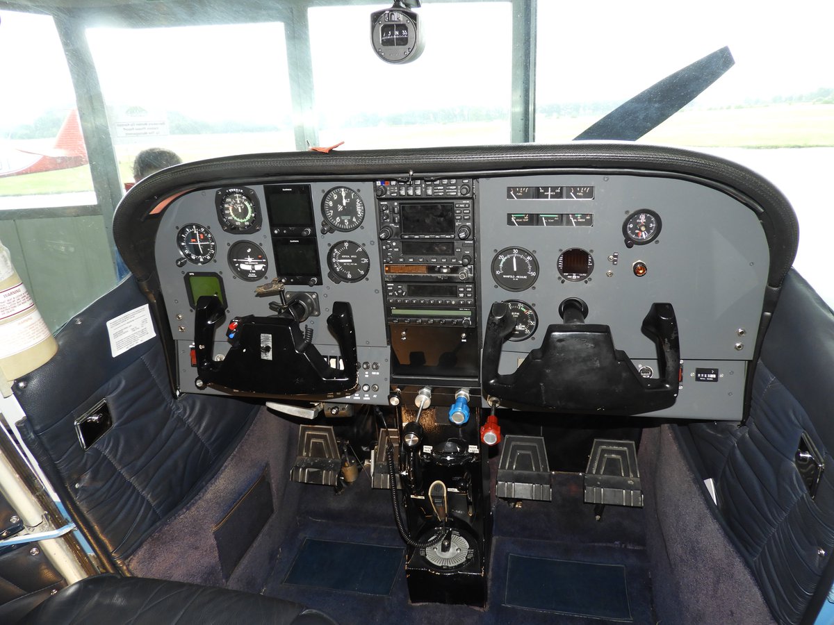 AircraftMN's tweet photo. Zo´n uitdaging vinden we leuk!! We ontwierpen, bouwden en monteerden een nieuw en uitgebreid instrument panel, met een extra Garmin G-5. Nu is de PH-KRN de mooiste Cessna 182Q Skylane van de wereld…!
Wilt u ook het mooiste vliegtuig van de wereld? 
AMN. Tel. 055 323 2174. https://t.co/fUA1HTEmBG
