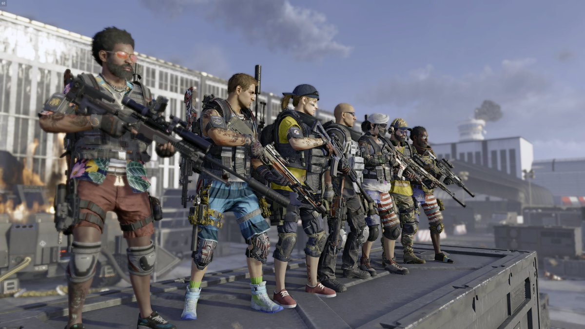 Sagreraten's tweet photo. Hemos tenido una baja en mitad del ultimo jefe de la Raid, pero hemos improvisado bien "Los 7" #TheDivision2Photos @TheDivisionGame @TheDivisionU https://t.co/6oGWomB5Fk