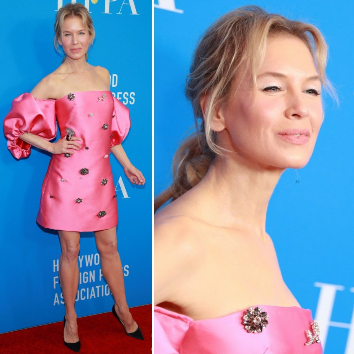 MEGustaChannel's tweet photo. #MEGustaModa - #ReneeZellweger veste abito #LelaRose sul #redcarpet dell'evento organizzato dall'#HollywoodForeignPressAssociation!

#Fashion #Instafashion #Fashiongram #Fashionista #Fashionable #Fashionblogger #Outfit #Dress #Dressoftheday #igers #igerscinema #bridgetjones https://t.co/KRHCNYA3Vg