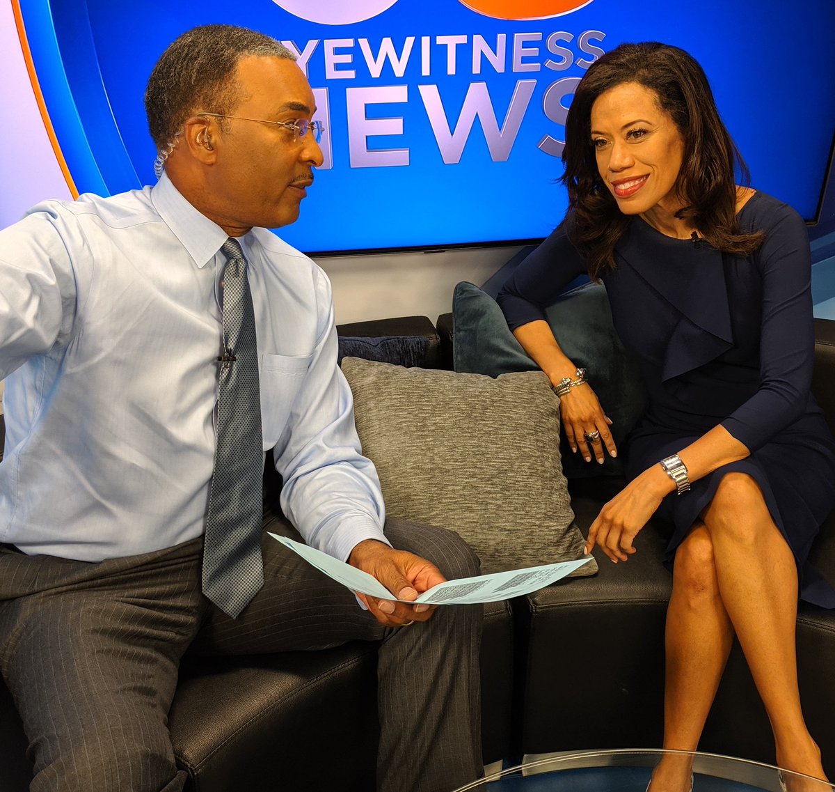 UkeeWashington's tweet photo. Just us!! On this 1st of August!
@AlexandriaHoff @JessKartalija are off today! Join us this evening and tonight w/ @katebilo @DonBellonCBS3 for EYEWITNESS NEWS! #Family ♥️ https://t.co/sSaBP7AbNa