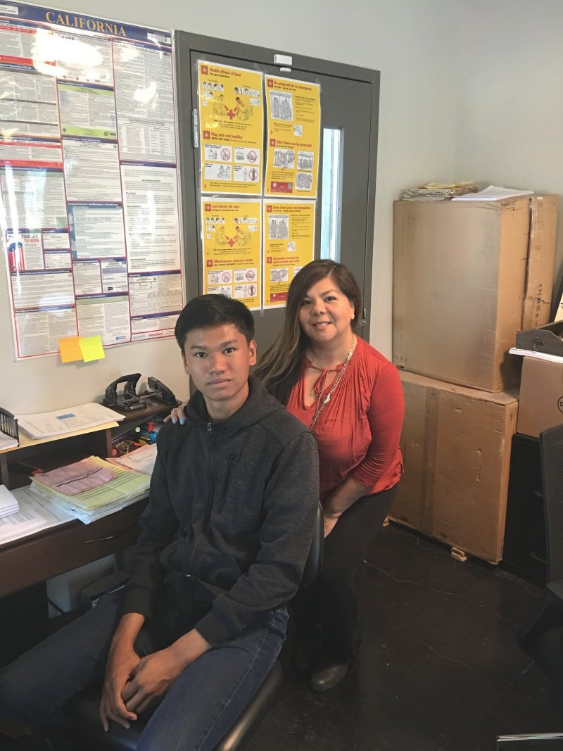 If we had an award for who travels the farthest for their internship, it would go to Mike. He interns for CT&T Concrete Paving, Inc., based in Pomona, under the supervision of Jackie. Talk about dedication! #SummerInternships #buildingandconstruction
