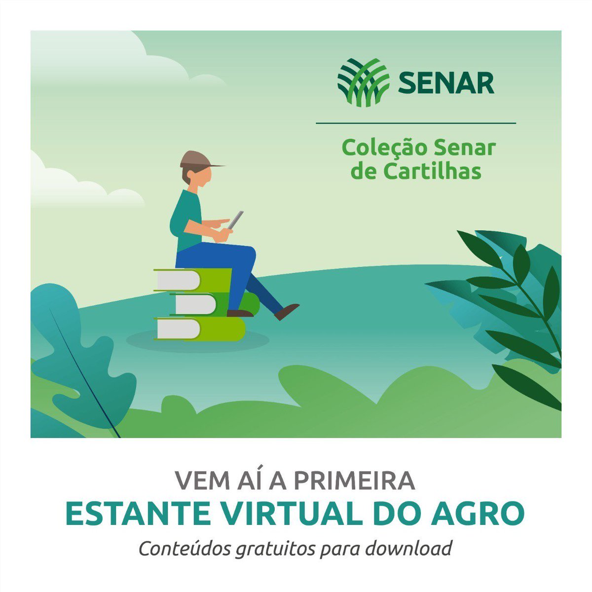SistemaCNA's tweet photo. Conteúdos GRATUITOS para download. #SistemaCna #Senar #ColeçãoSenarVirtual #Cartilhas #Agro https://t.co/b0ZCX57wZq