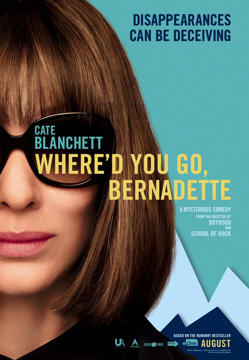 BenMkWrites's tweet image. Her mystery, their journey, our adventure. Follow us, RT + Reply w/ your city to enter to #win passes to an advance screening of Where'd You Go, #Bernadette, August 14 in #Toronto, #Vancouver, #Calgary, #Edmonton &amp;amp; #Ottawa!