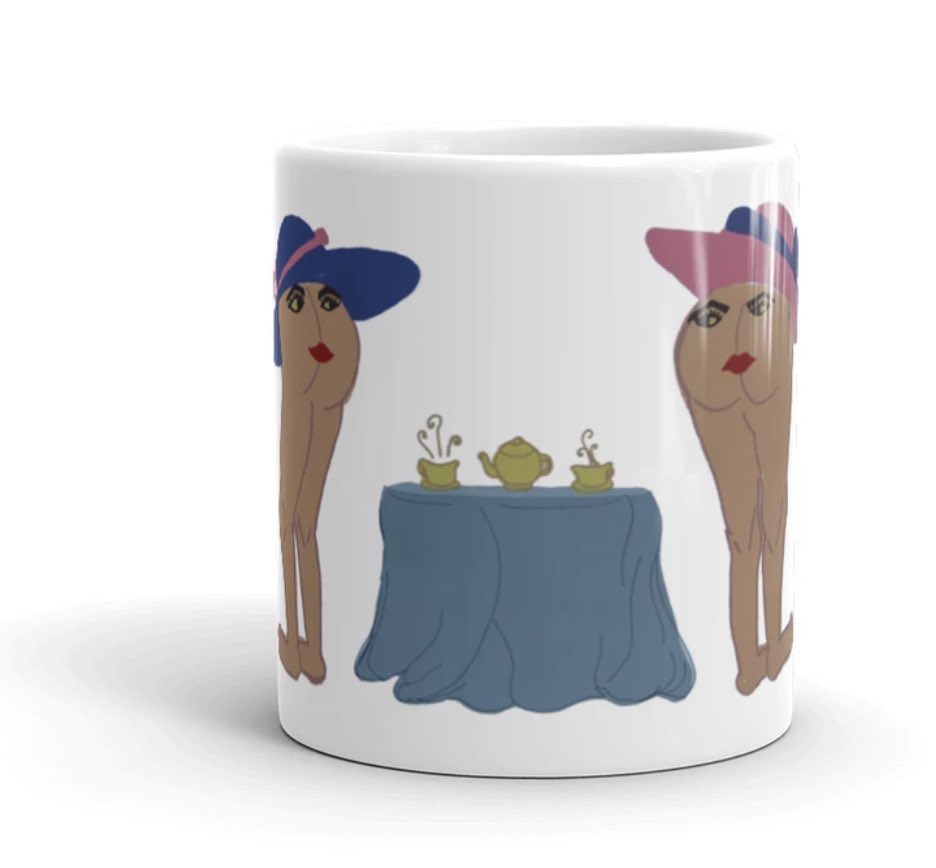 PimMonsters's tweet photo. Today we’re featuring the “Ladies’ Night”, a satirical depiction of old-fashion tea time conversation! The Ladies’ Night is on #totebag, #canvasprints, #posters and #mugs . Perfect for #bacheloretteparty gifts. ➡️🛒 https://t.co/IzlAW34U9Q 

#ladiesnight #teatime #pimmonster https://t.co/W4yQS0M6R0