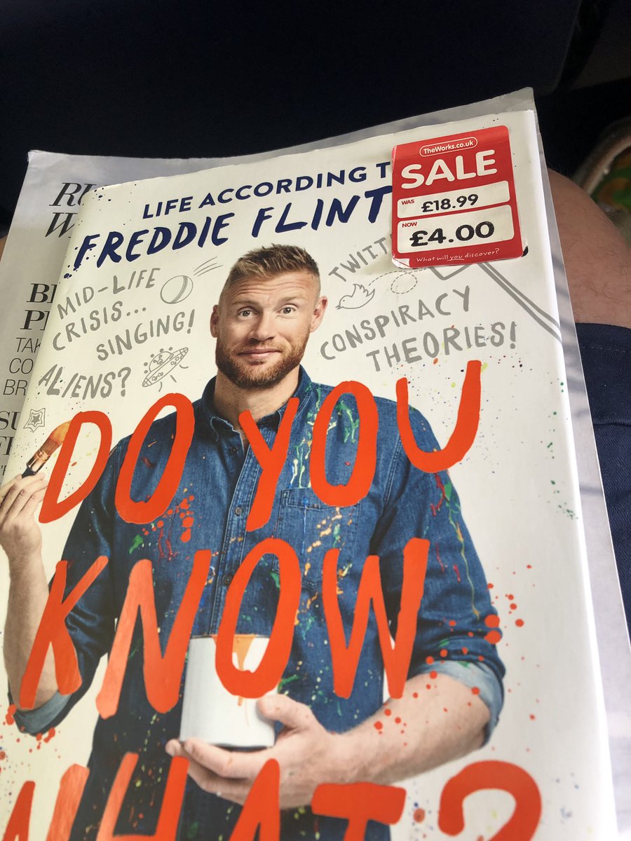 chardkr's tweet image. Decent read for the price! Cheers @flintoff11  😂😂