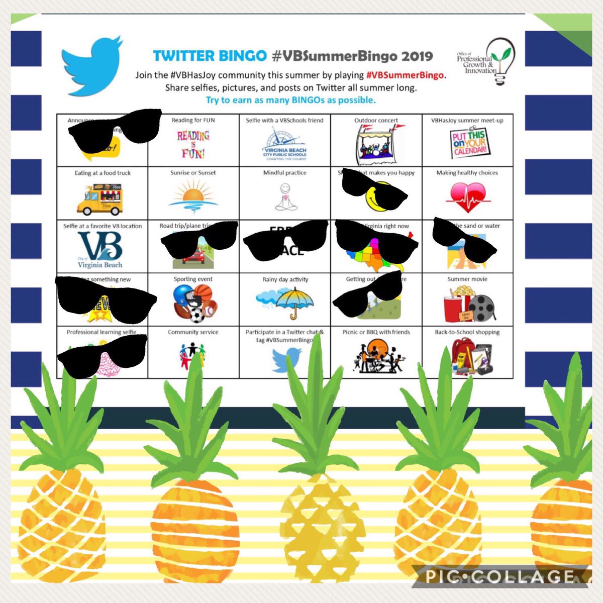 LGibson0701's tweet image. Today I got to meet a Twitter friend face to face! @MrsN_VB you are #VBAmazing — what fun learning all the things from you! ⭐️Bonus: Professional Learning Selfie marked off the bingo board! 🙌🏼😎 #VBSummerBingo