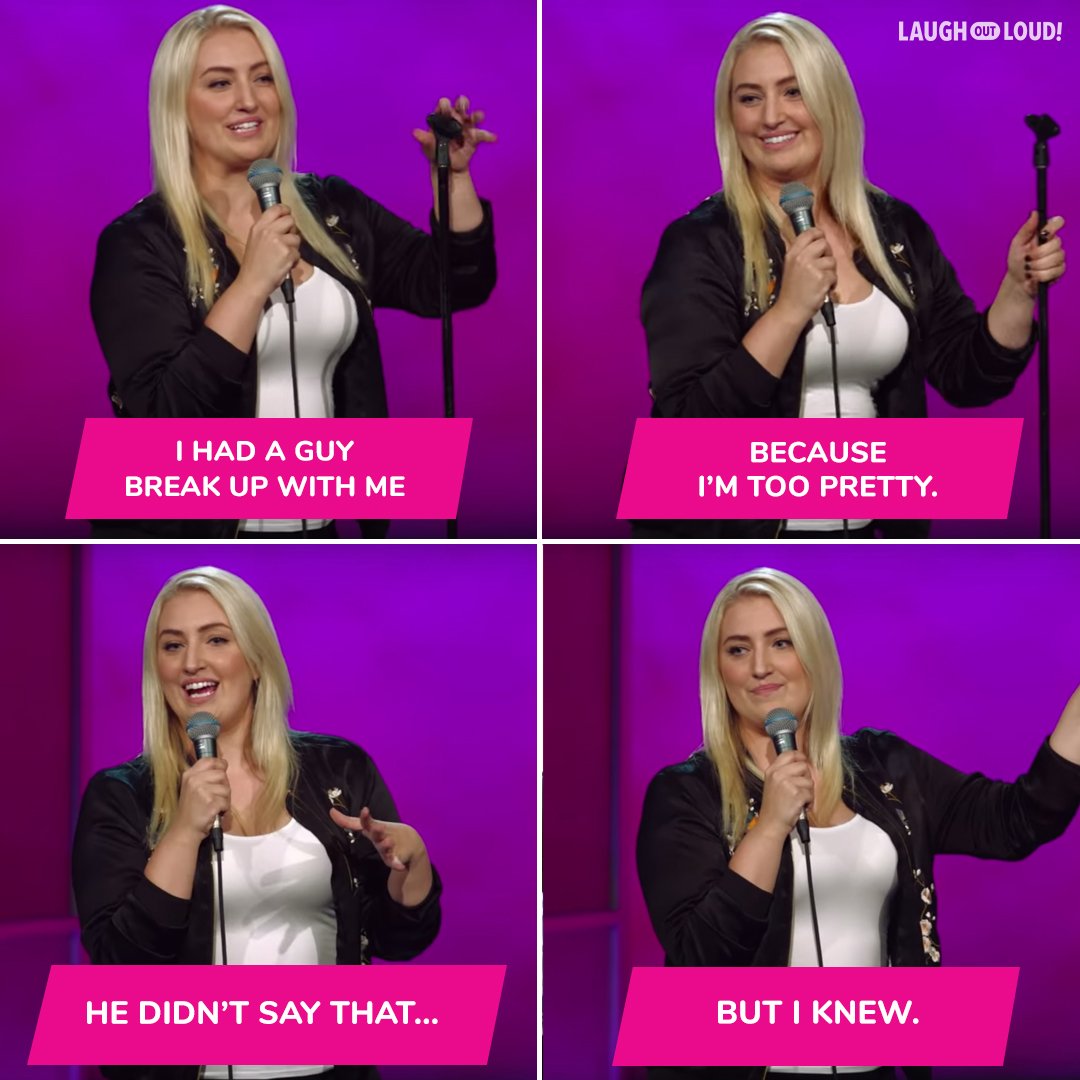 LOLNetwork's tweet image. Breakups can be tough, but it&apos;s all about how you spin it. @sophiebuddle 
#JFL #JustForLaughs #SophieBuddle #LOLNetwork #laughoutloud #lol