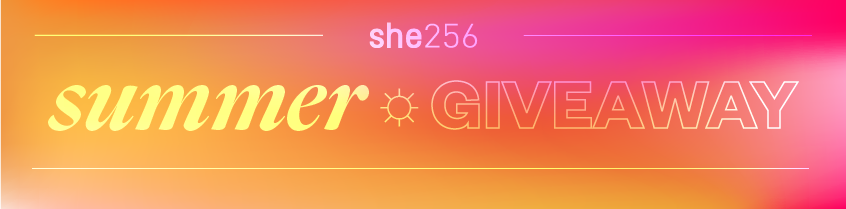 she_256's tweet photo. Announcing the ☀️she256 summer giveaway☀️! Fill out the 5 minute feedback form 👇 to help make Fireside Chats even better and enter to win some she256 swag (!) and an Amazon giftcard!! 🌈☀️🌈
https://t.co/Dvm5HVm6XO https://t.co/xHi82hoa7v