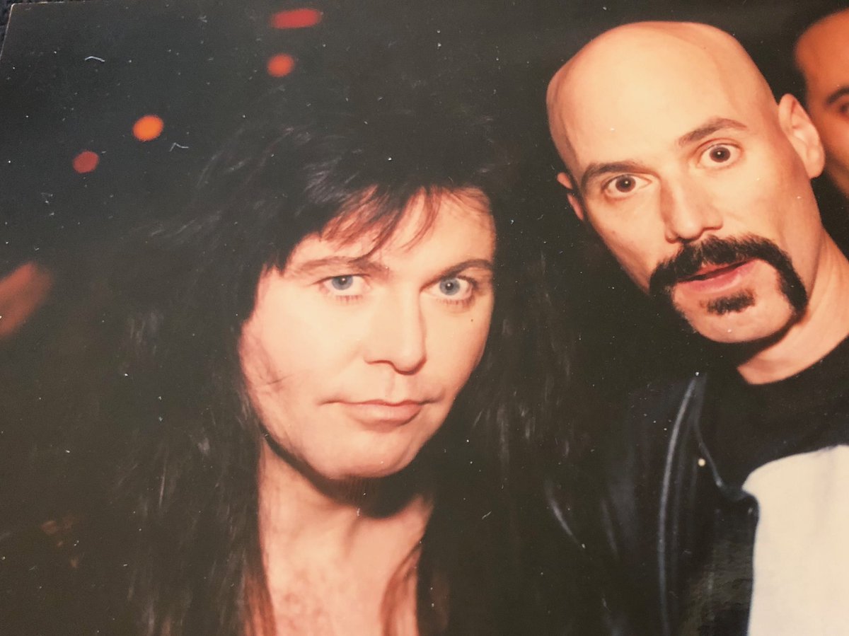 Throwback Thursday !!!
Heres a picture of me and Blackie Lawless from “The Crimson Idol”  WASP sessions                   I Had a Blast Playing Lead Guitar on this Awesome CD  !!!!
⭐️⭐️⭐️⭐️🎶🎤🎸🎶🤘🤘🤘🤘.