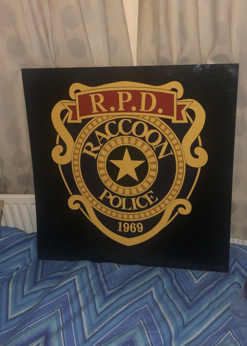FGSBrit's tweet photo. "ok me way wish me luck" 🤣🤣 Thank you so much to @ImKatastrophe and @Capcom_UK for letting me
have one of these beauties, so glad they all went out to new
homes and didn't perish in the zombie apocalypse!! #ResidentEvil #RE2Remake #Biohazard2 #raccooncity #capcom #capcomuk https://t.co/F599N12MBp