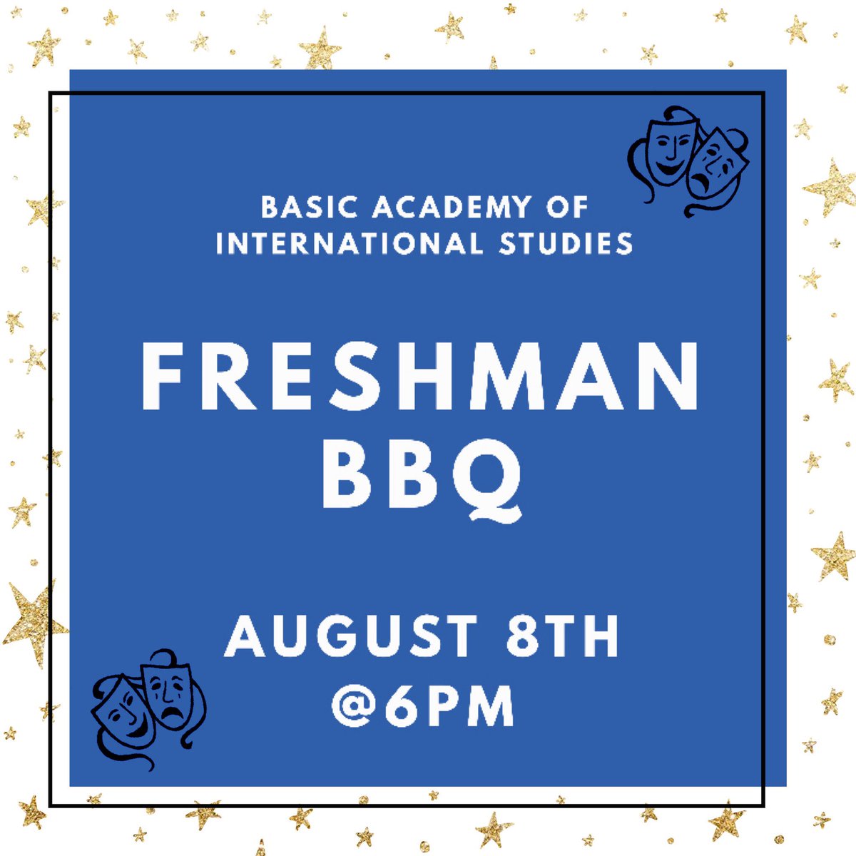 Come visit the Theatre Booth at Freshman Orientation for information about shows, drama club, and improv for the upcoming school year!!