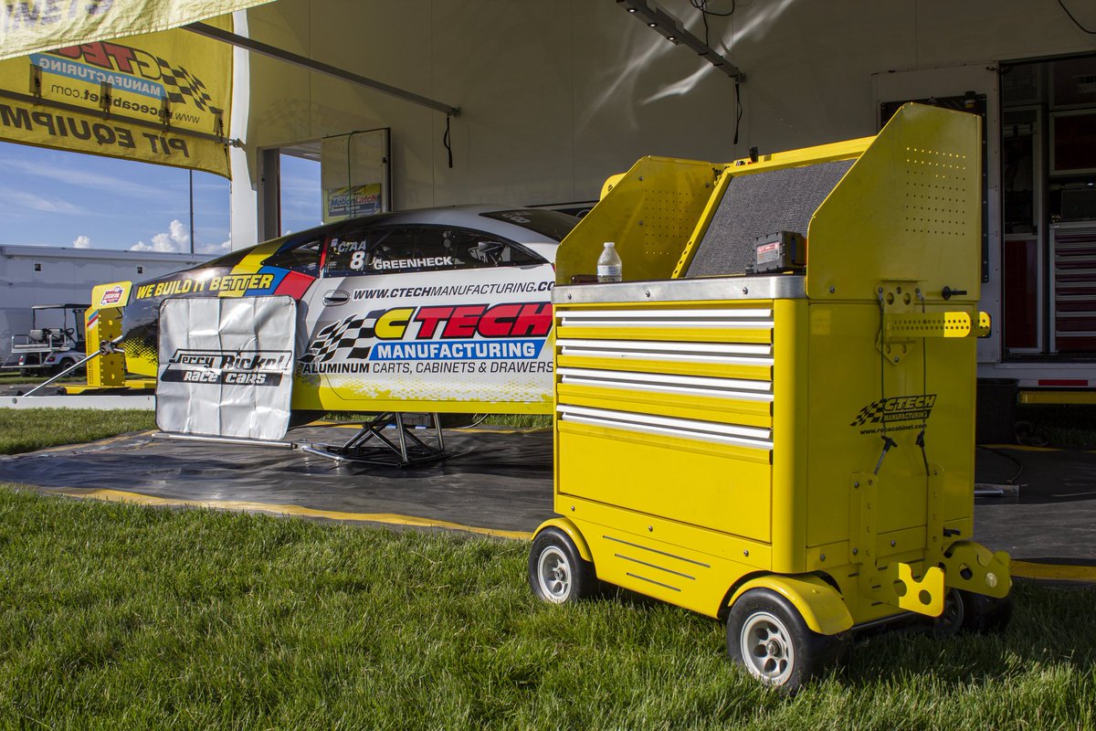 _CTech's tweet photo. #CartOfTheWeek: Starting at $157.24/Month; our tried and true 'Best Damn' Toolbox! You'll find this cart hard at work in the CTech drag racing pits, helping support Jim's championship-winning efforts! It's designed with drag racers in mind!
#toolstorage #pitcart #nhra #toolbox https://t.co/cscCUd5XAm