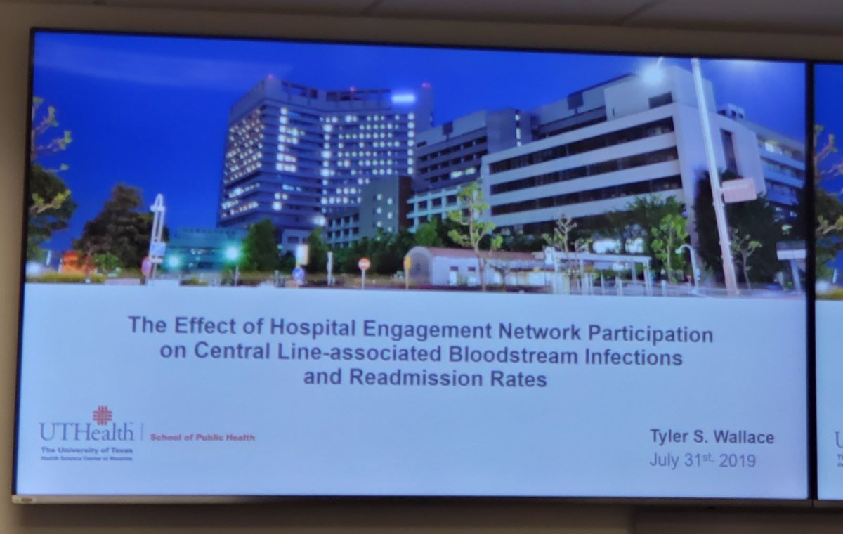 Attended friends dissertation defense. Millions $ awarded for hospital engagement network, with no expectation to measure its effectiveness. #DifferenceInDifferences