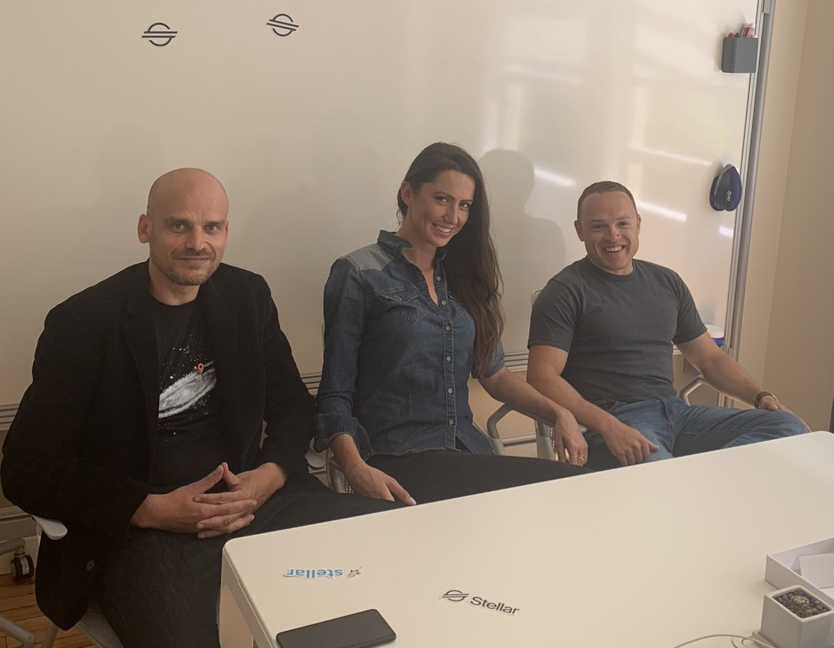 @gratz_io team at @StellarOrg headquarters talking collaboration and how Gratzio will help Stellar to 'bank the unbanked'. Thank you Boris Reznikov and Christine To for inviting us! #gratzio #stellar #stellarx #banktheunbanked #sdex #sdf #cryptoadoption #xlm #grat #CryptoNews