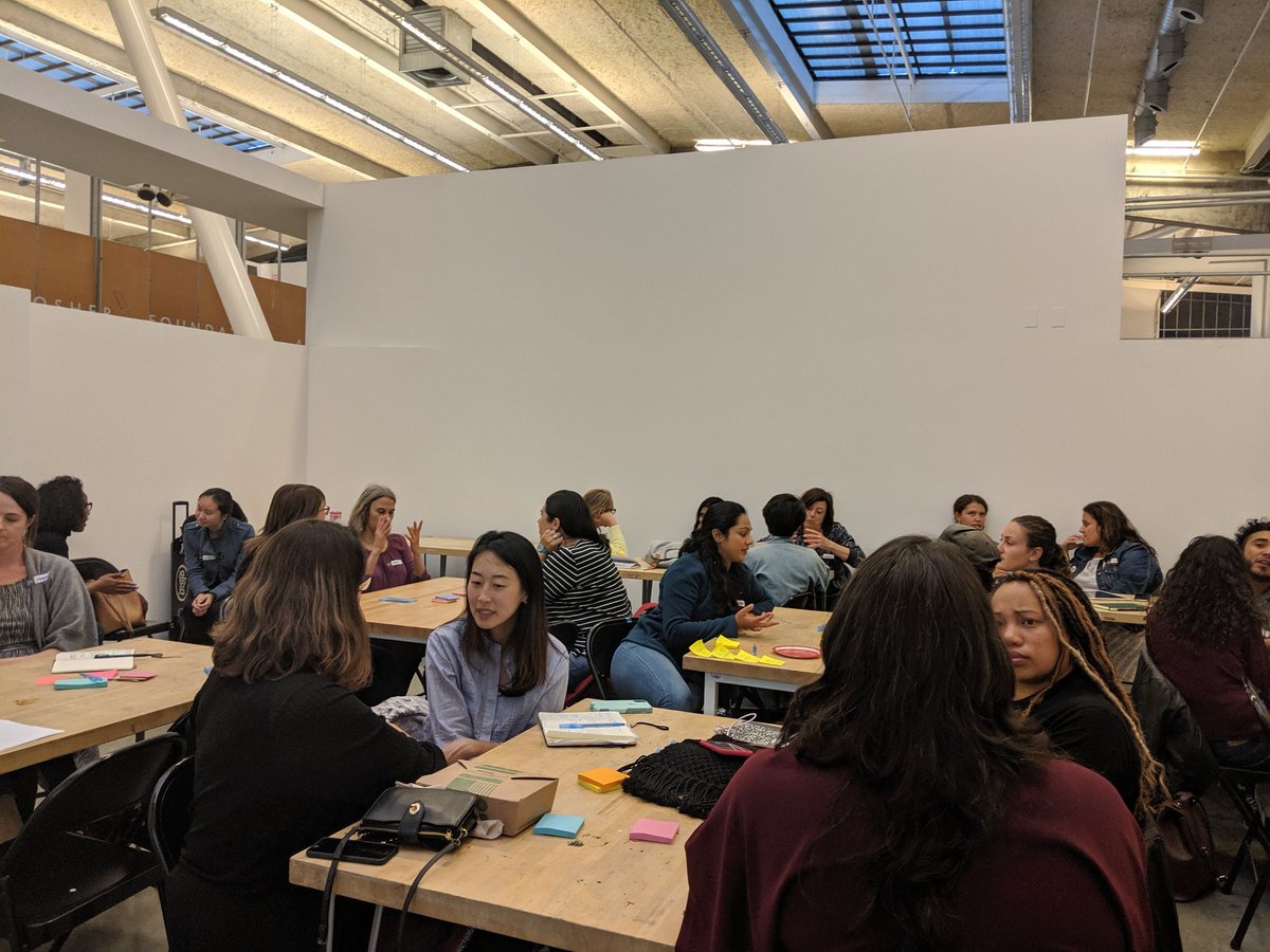 ReflexDesignC's tweet image. #TBT to our sold out SF Design Week training last month! Unpacking how community engagement can be an opportunity to build access to agency and power using design #equitydesign #designjustice #communityengagement
