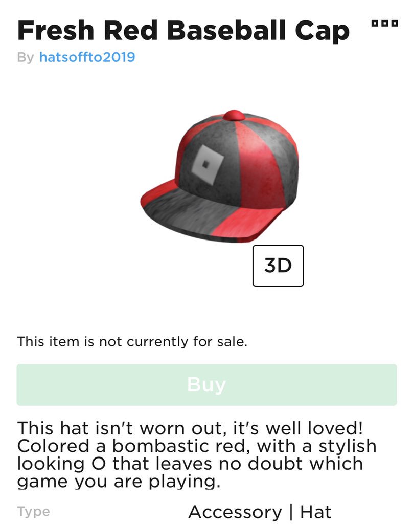 Roblox Catalog Info On Twitter Here Is The First Hat For Ugc Https T Co Lwxwwe16pw - roblox catalog hat