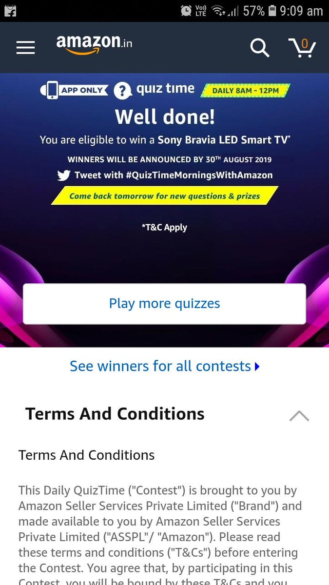 nitu2412's tweet photo. @amazonIN #QuiztimeMorningsWithAmazon https://t.co/PnsIdkYqul