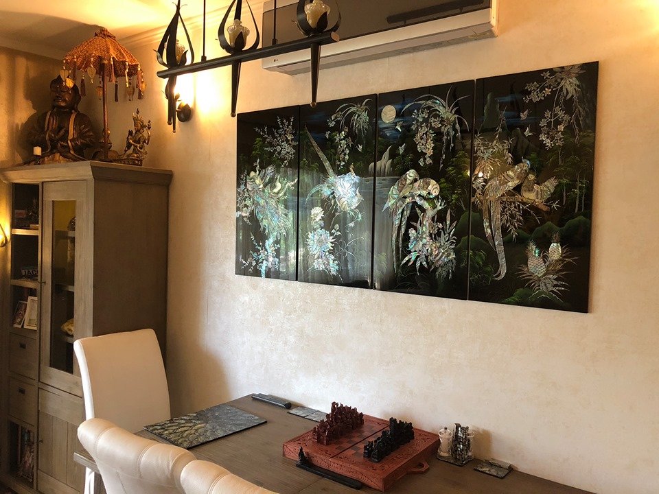 vinalacquerware's tweet image. From VietNam to Hungary !!!
Lacquer paintings make the room a classic luxurious style
Thank you !!!