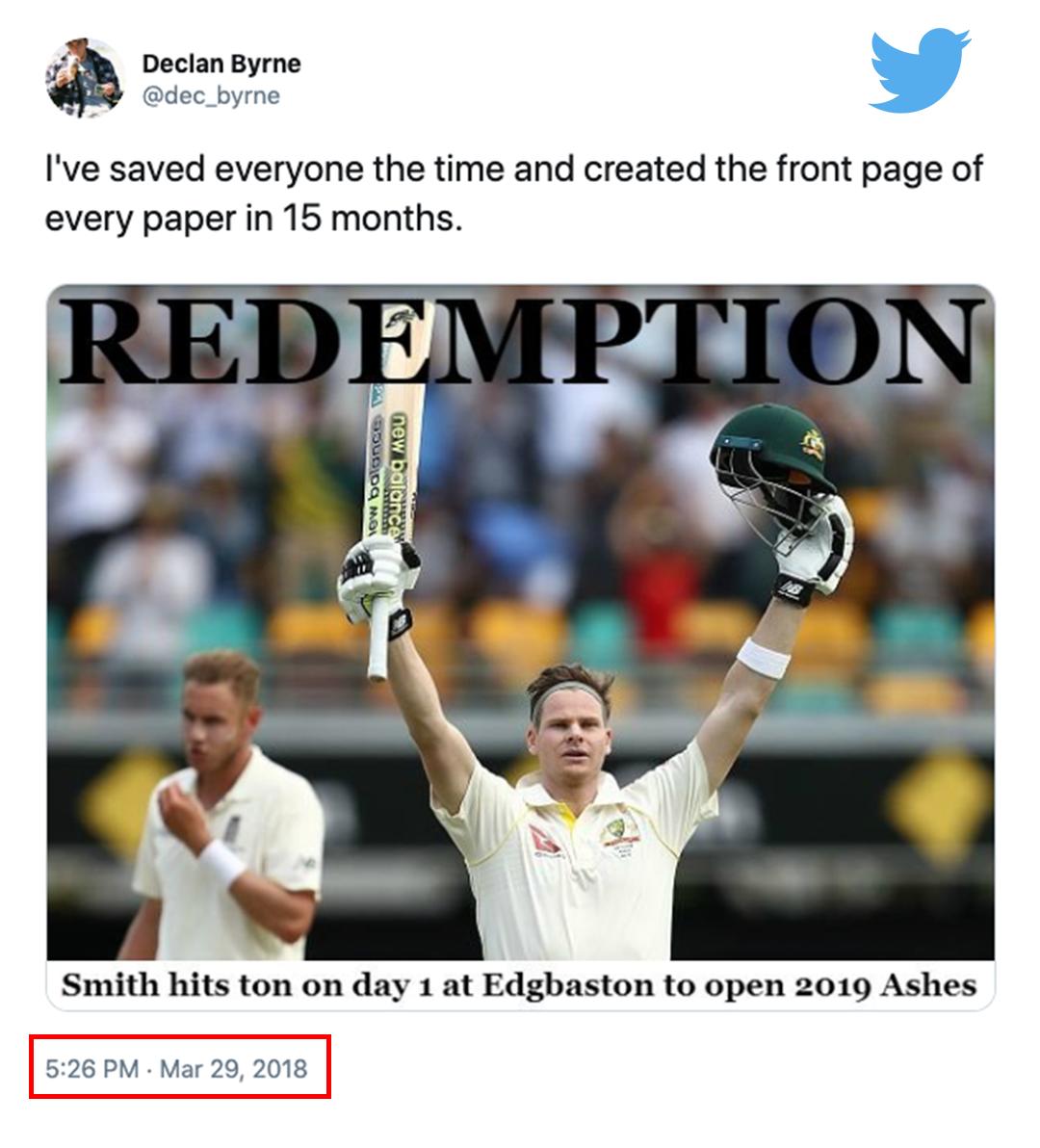 FOXSportsAUS tweet media