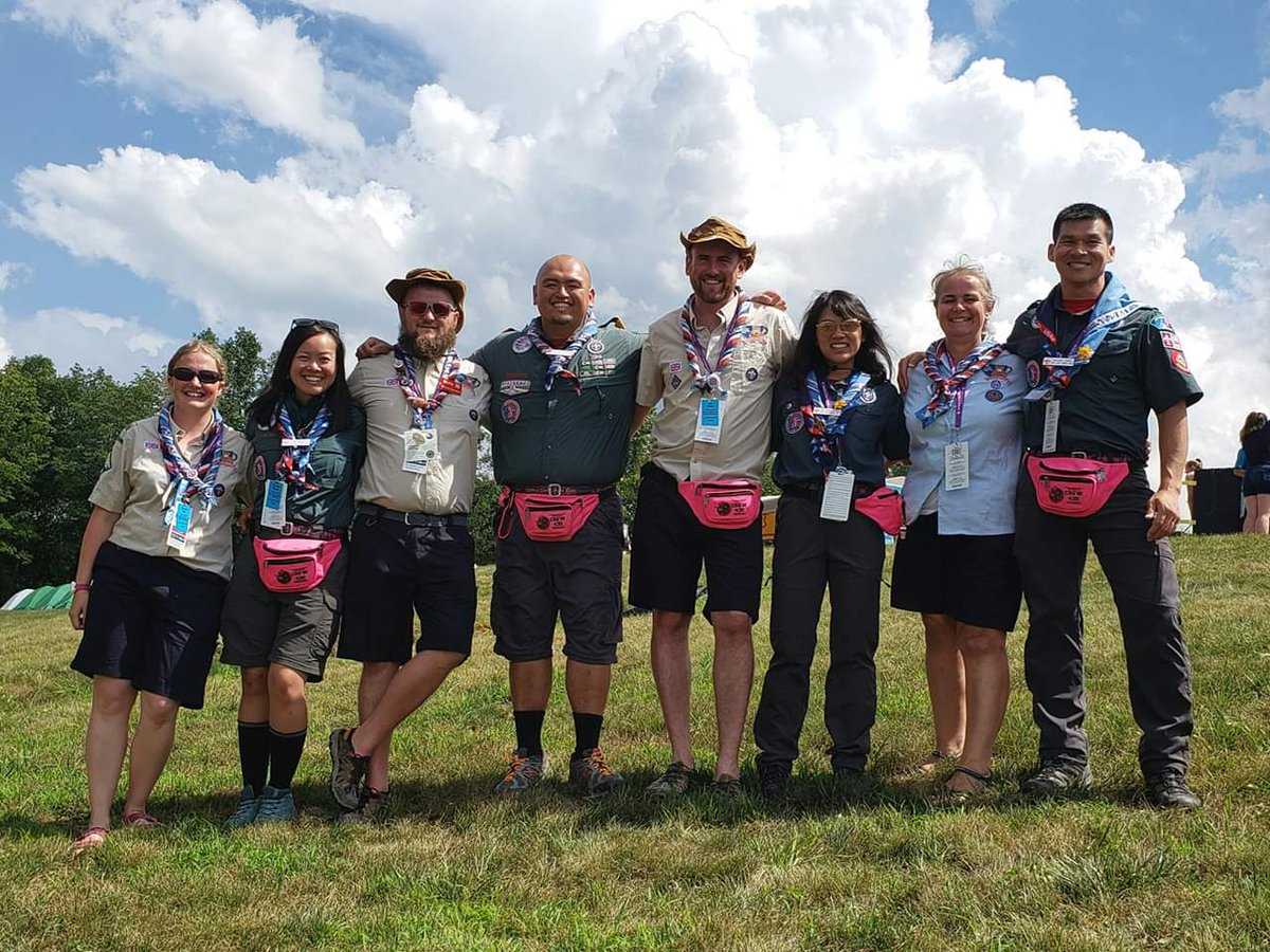 Wild West Welshies - Cymry'r Gorllewin Gwyllt (@wwwelshies) on Twitter photo Unit 98 and Crew 430 Leadership Team.
A great partnership between the UK and USA!
Can't wait to come visit California...hint, hint...
#ScoutJamboree #Fwriends
<a href="/ukcontingent/">UK Contingent π¬π§βοΈ</a>
<a href="/wsjcymru2019/">WSJ Welsh Contingent</a>
<a href="/ScoutsCymru/">ScoutsCymru</a>
<a href="/2019_wsj/">24th World #ScoutJamboree</a> Unit 98 and Crew 430 Leadership Team.
A great partnership between the UK and USA!
Can't wait to come visit California...hint, hint...
#ScoutJamboree #Fwriends
<a href="/ukcontingent/">UK Contingent π¬π§βοΈ</a>
<a href="/wsjcymru2019/">WSJ Welsh Contingent</a>
<a href="/ScoutsCymru/">ScoutsCymru</a>
<a href="/2019_wsj/">24th World #ScoutJamboree</a>