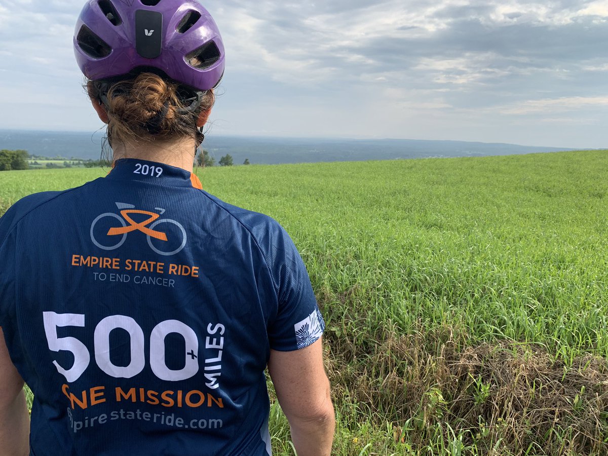 AdamBenigni's tweet photo. The 2019 @EmpireStateRide has announced $1-million in fundraising to benefit @RoswellPark.  The event is in it’s 5th year.  Riders will arrive in @NiagaraFallsUSA Saturday completing the 546-mile journey from New York City @wgrz #beon2 #esr19 https://t.co/Vk7oG76OZq