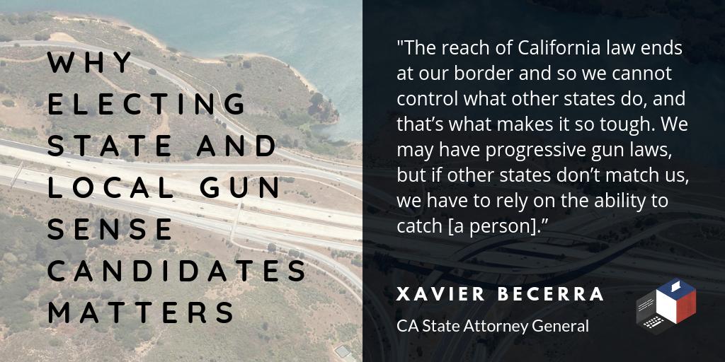 Tech4Campaigns's tweet image. As @AGBecerra points out in this latest @Buzzfeed piece, even strong state level gun laws only work if other states have them too. You can read the full article here: buzzfeednews.com/article/claudi…

#gunsense #commonsenseguncontrol #commonsensegunlaws #enough