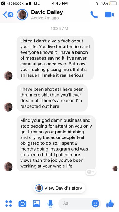 This kid is super mad bc I made a post about fake gangsters and he thought it was about him 😂😂😂😂😂 now