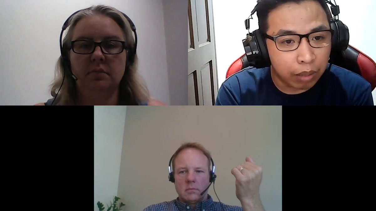 First time facilitating remote product training.  😁
