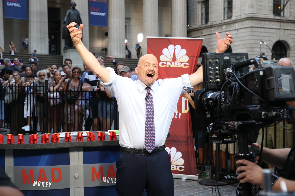 Cramericans of NYC! We had so much fun last week on Wall St. that we decided to do it again! Next Tuesday, August 6, come down to the <a href="/NYSE/">NYSE 🏛</a> to watch the show and have an opportunity to ask <a href="/jimcramer/">Jim Cramer</a> a question! To request tickets to participate, email madmoneytickets@gmail.com