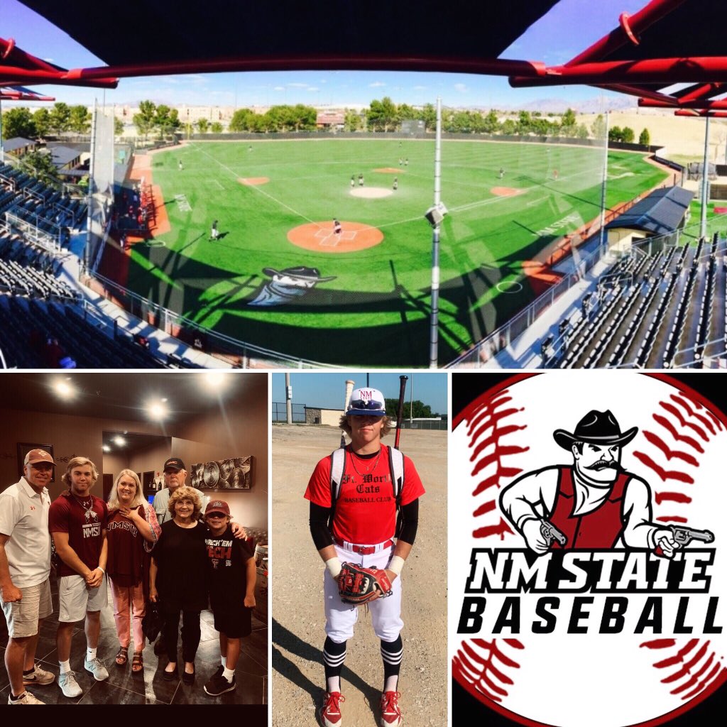 ThompsonRoman5's tweet photo. I am excited to announce that I will be furthering my education and baseball career at New Mexico State. Special thanks to my family for always supporting me and making this possible.  #AggieUp https://t.co/QJO6duzI5q